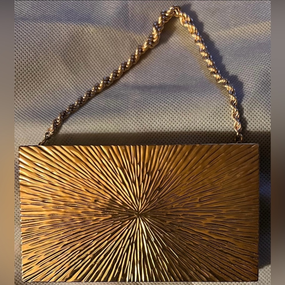 1950’s Mid-Century Modern Evans Compact Purse, Carry-All Clutch Purse,